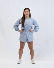 Load image into Gallery viewer, Bloom Long Sleeve Crop - Sweet Sky