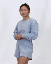 Load image into Gallery viewer, Bloom Long Sleeve Crop - Sweet Sky
